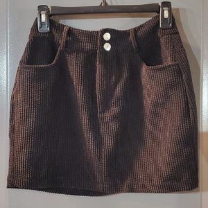 Shein Corduroy Skirt - Size S
